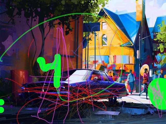 Rembrandt Law Yui-Ning — Untitled (Blue_Monaco) — Digital Works