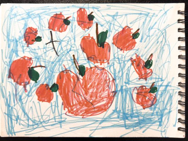 Rembrandt Law Yui-Ning — Untitled (apple2IMG_6461 copy) — Works on papers