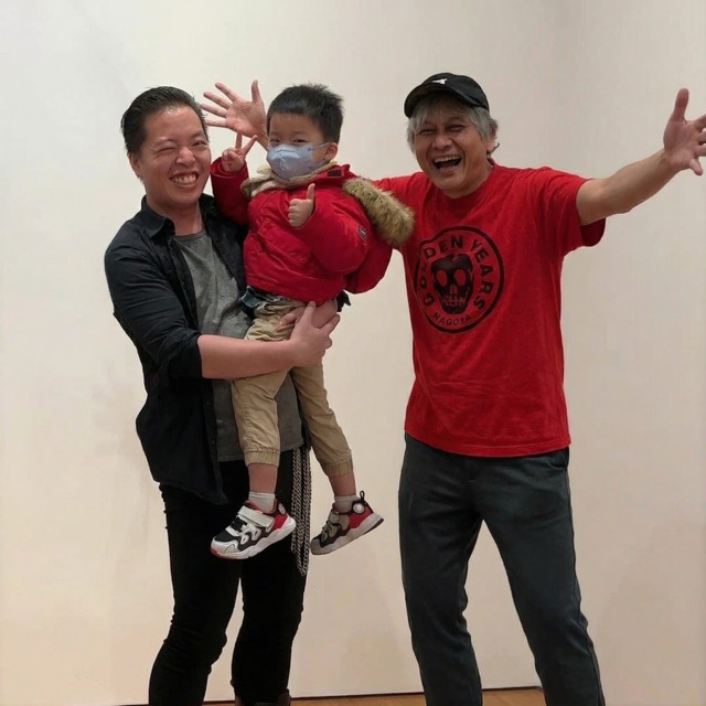 Rembrandt Law Yui-Ning — Untitled (this_three_characters_more_fun_buddy_in_photo_op_pose_maintain_likeness_and_environment_the_childre_dye321c8lpqkxvcjw9wo_1) — At Studio and Events